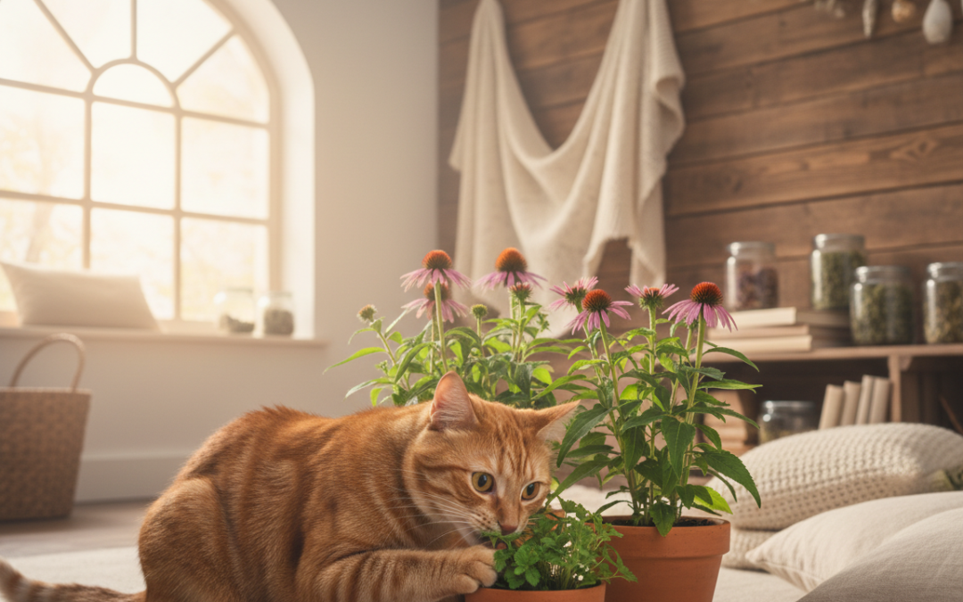 Bylinné posilnenie imunity mačky – Všetko, čo o tom potrebuješ vedieť!