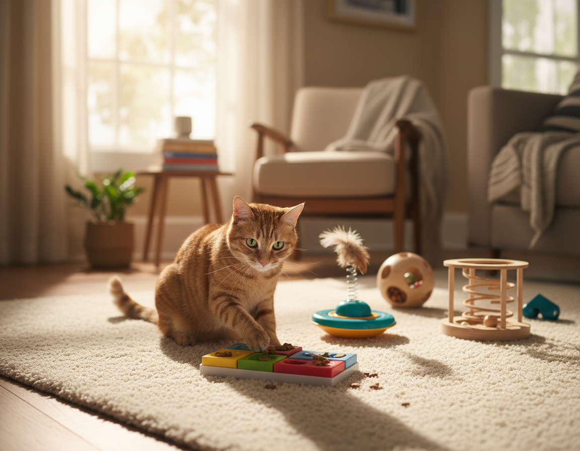 hry na riešenie problémov pre mačky