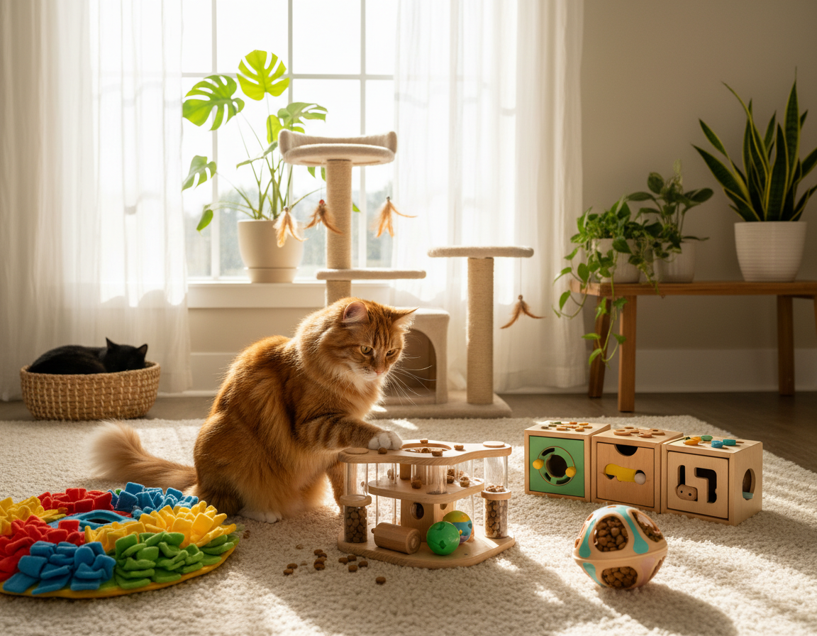 inteligenčné hry pre mačky