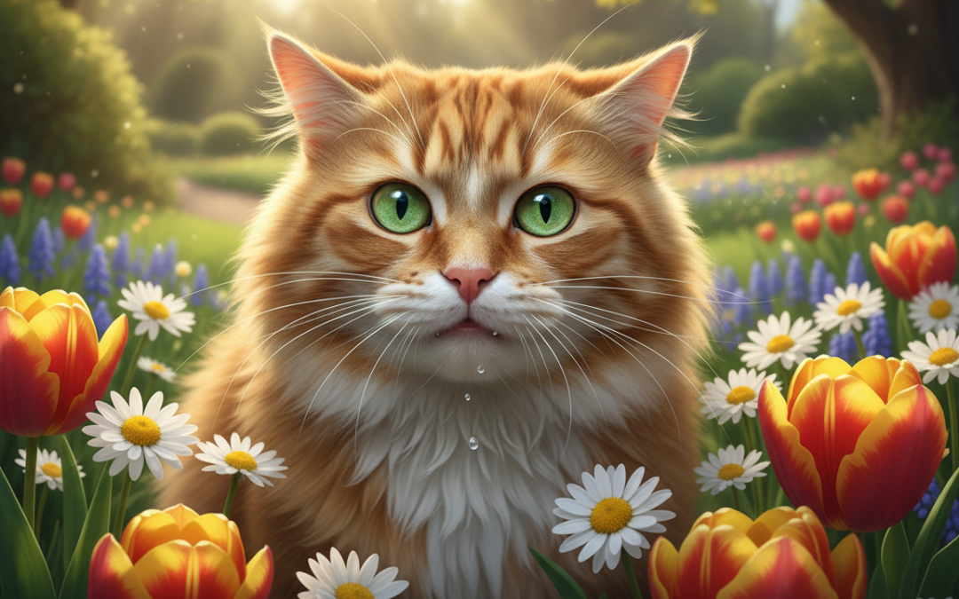 Jarná alergia u mačiek – Všetko, čo o tom potrebuješ vedieť!