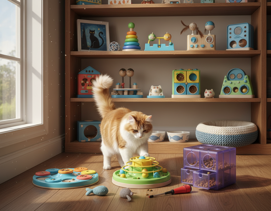 logické hlavolamy pre mačky