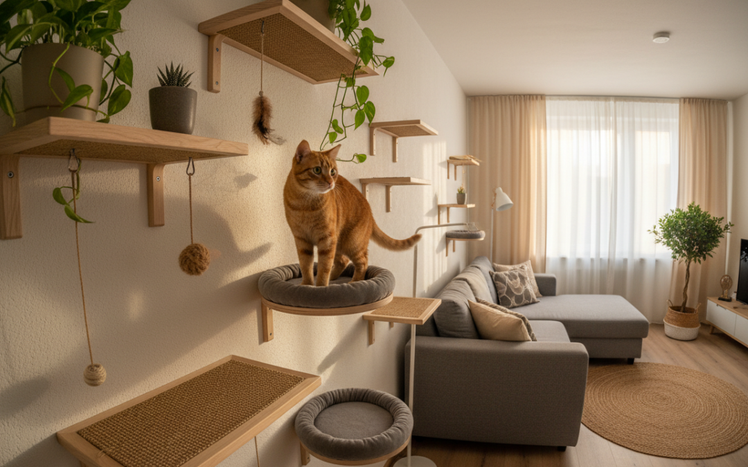 Nástenné police pre mačky – Všetko, čo o tom potrebuješ vedieť!