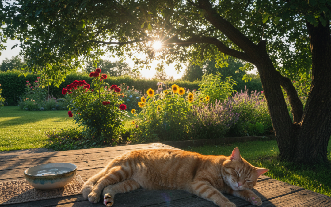 Ochrana mačky pred teplom vonku – Všetko, čo o tom potrebuješ vedieť!