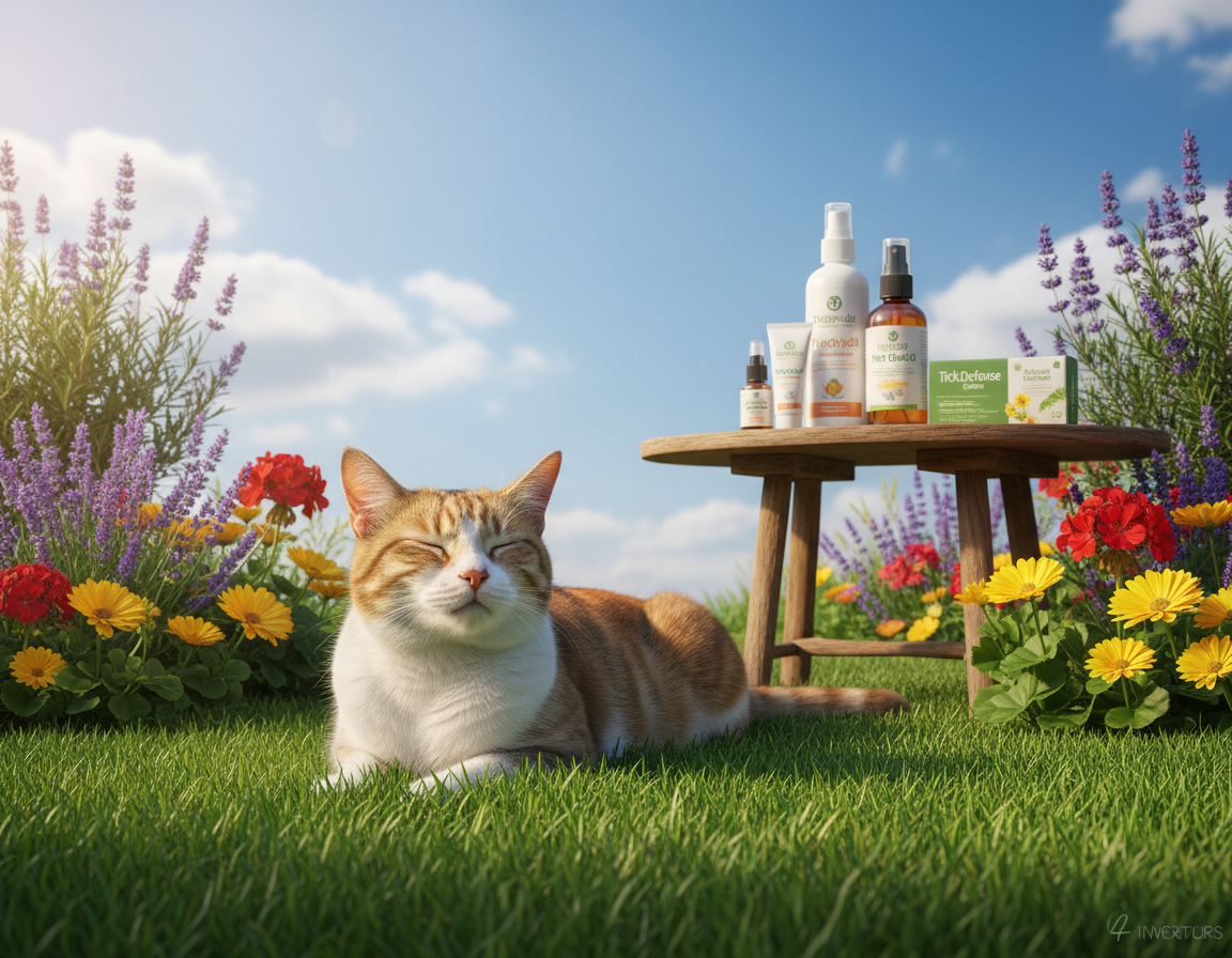 ochrana mačky proti parazitom v lete