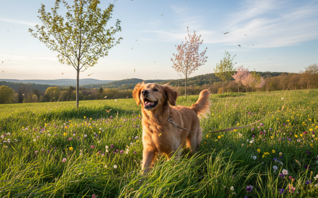 Jarný vietor a psy – prečo im môže prekážať?
