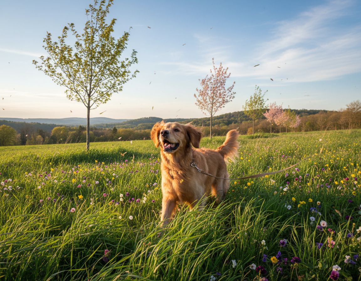 Jarný vietor a psy – prečo im môže prekážať?