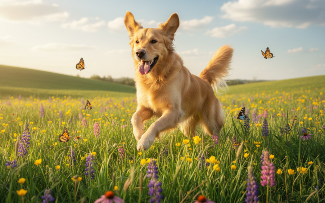 Jarné obdobie zvýšenej aktivity u psov – prečo sú zrazu energickejšie?