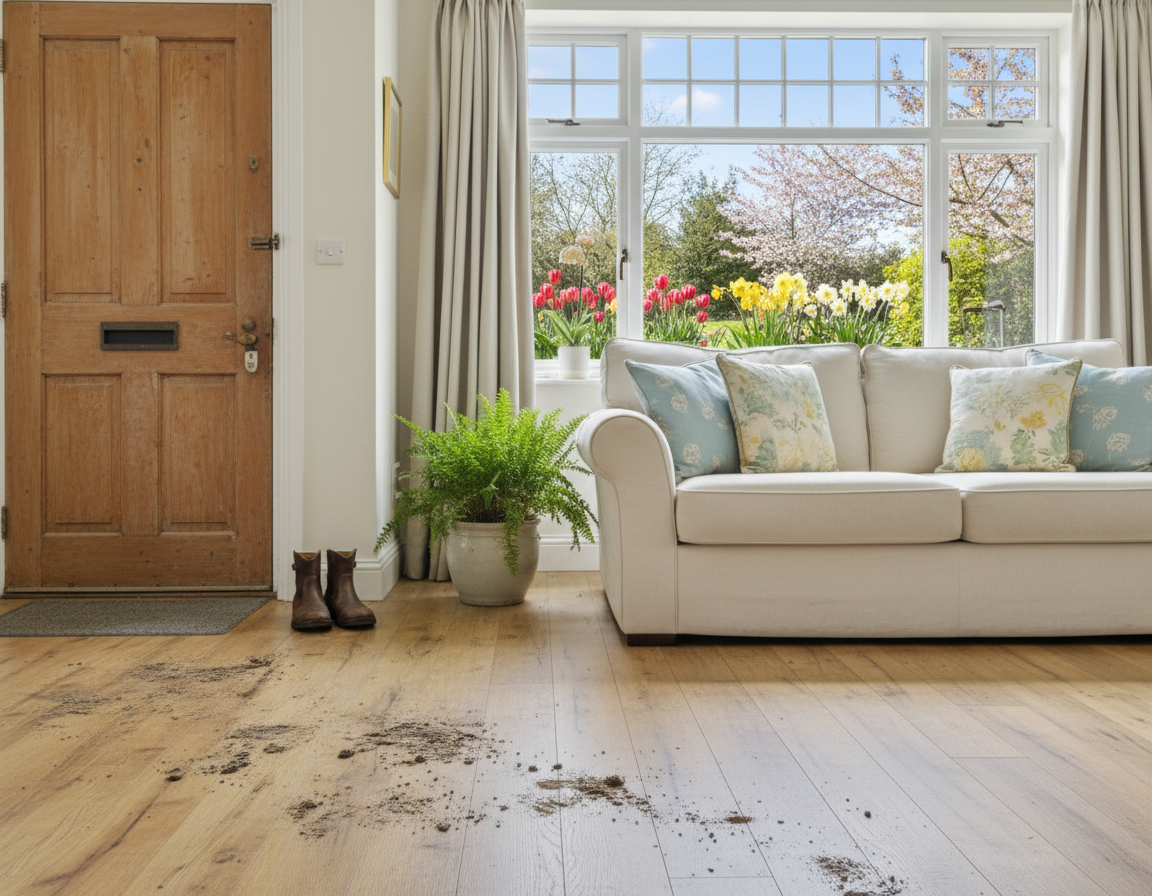 Jarné blato a prechádzky – ako udržať domácnosť čistú?