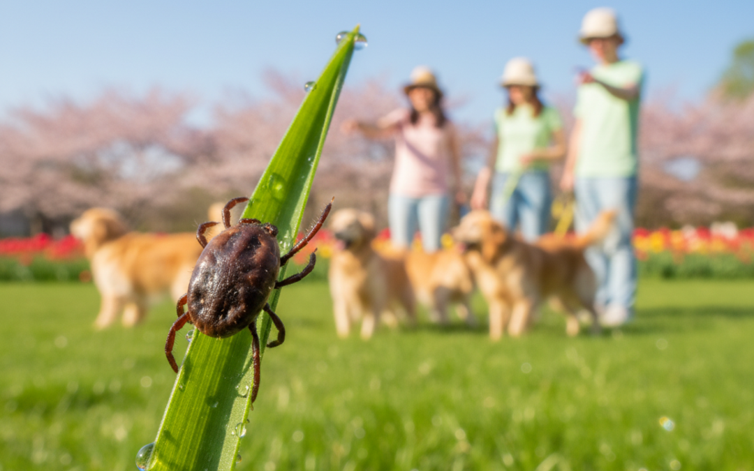 Kliešte na jar – ako chrániť psa