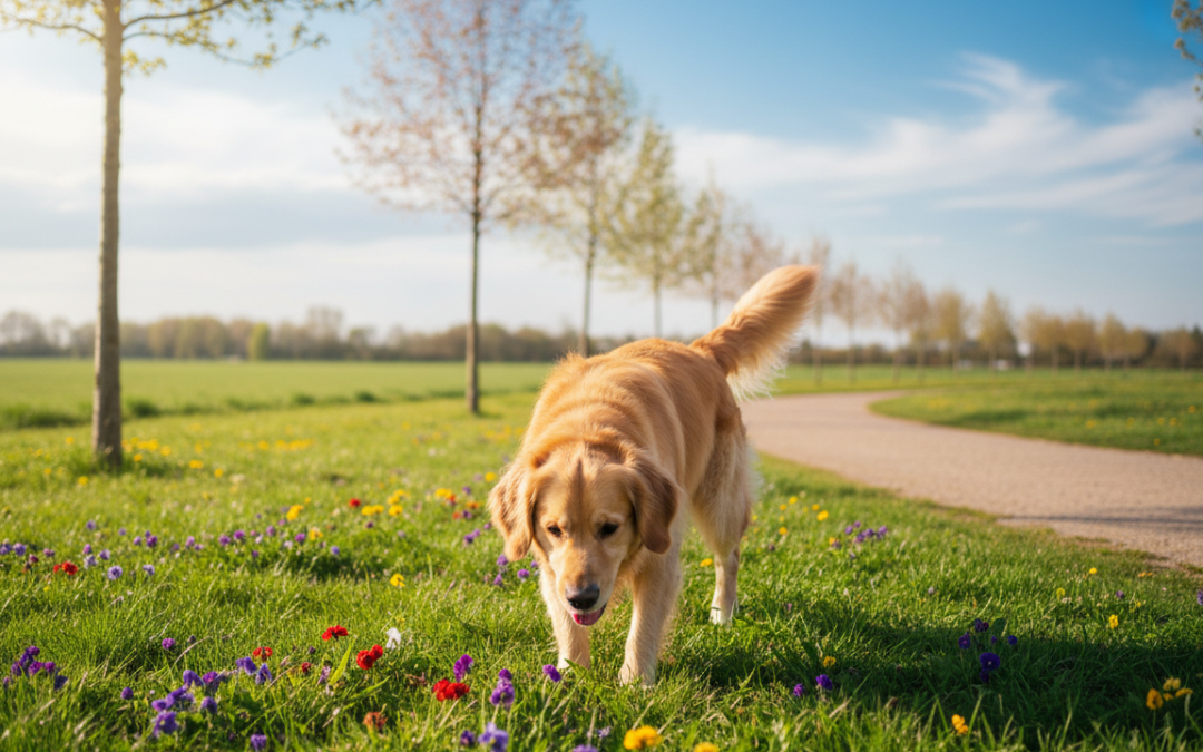 Prvá jarná prechádzka – ako znovu adaptovať psa?