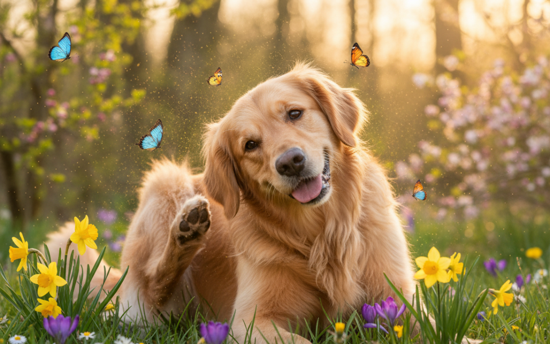 Prečo sa pes na jar viac škriabe?