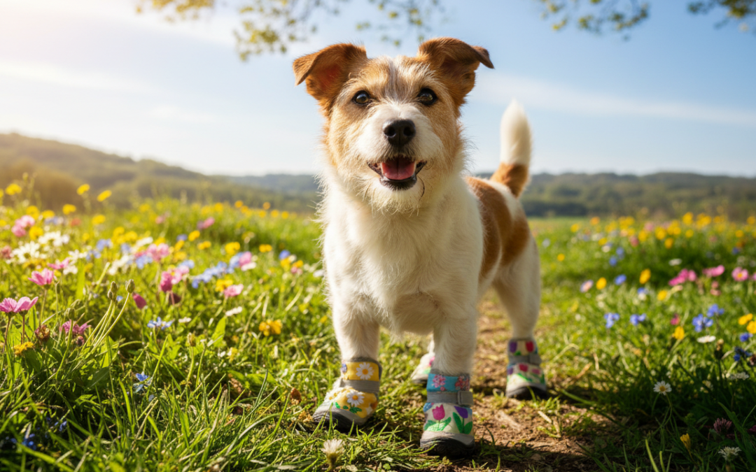 Turistická obuv pre psa na jar – potrebná alebo zbytočná?