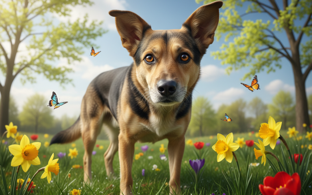 Jarná úzkosť u psov – čo ju môže spustiť?