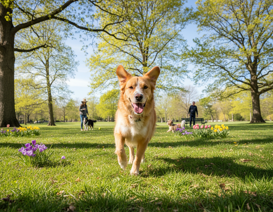 pes jar zvýšená aktivita