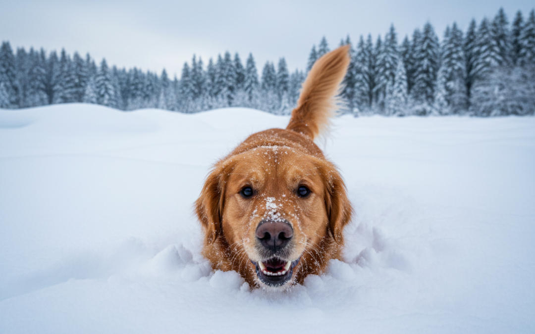 Čuch pod snehom – prečo je to pre psa také vzrušujúce?