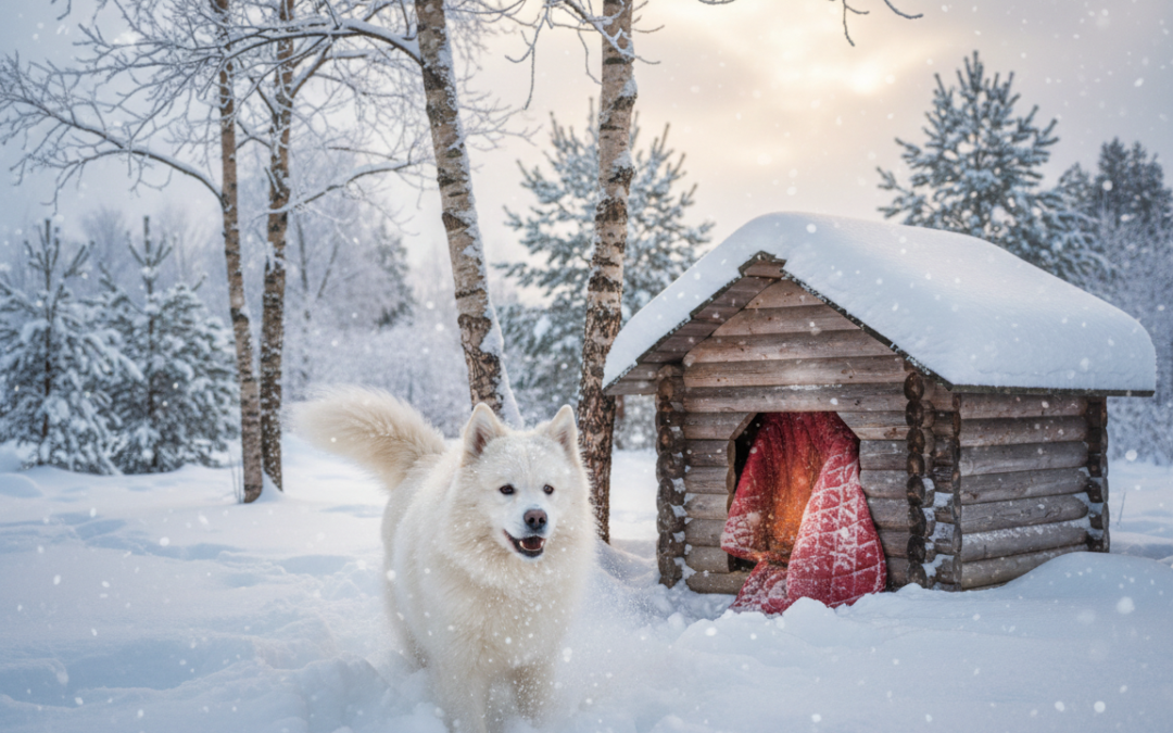 Dohľad v zime – ak pes zostáva vonku