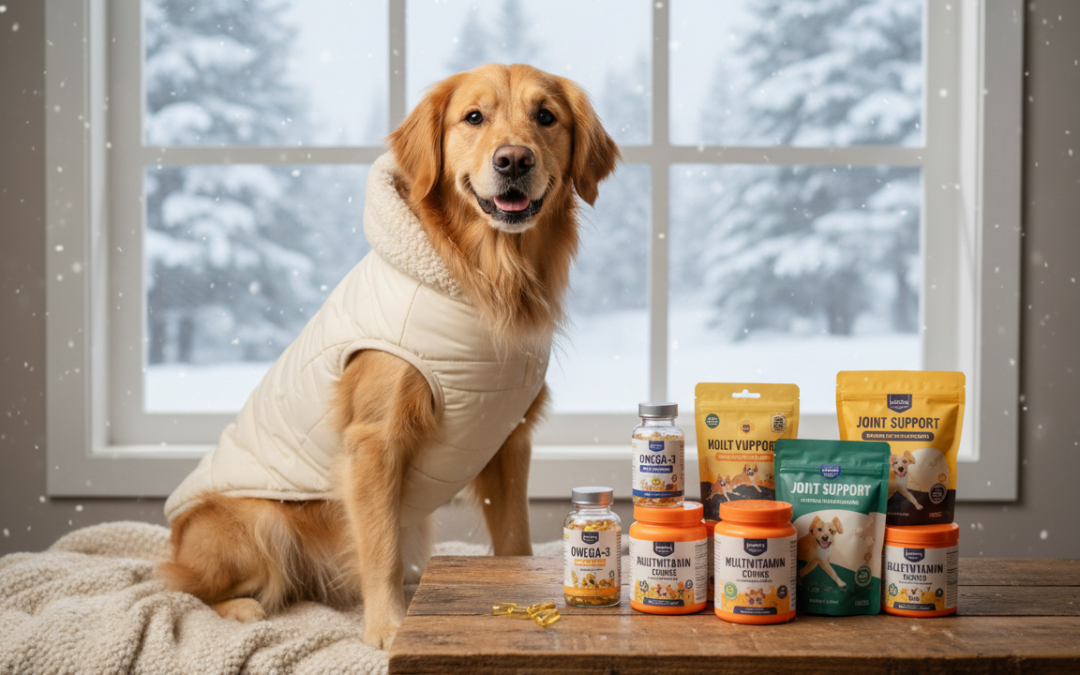 Aké výživové doplnky sa odporúčajú psom na zimu?