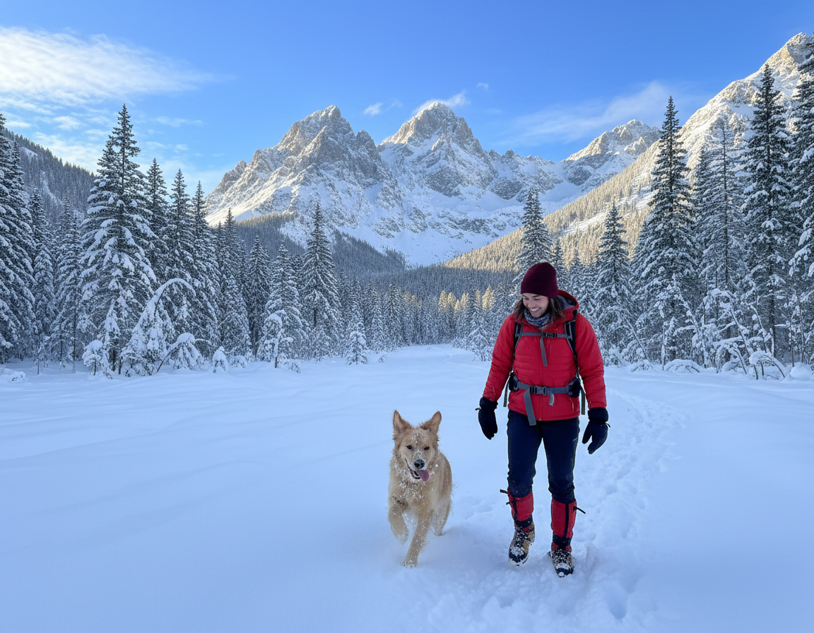 pes zima pravidlá horských výletov