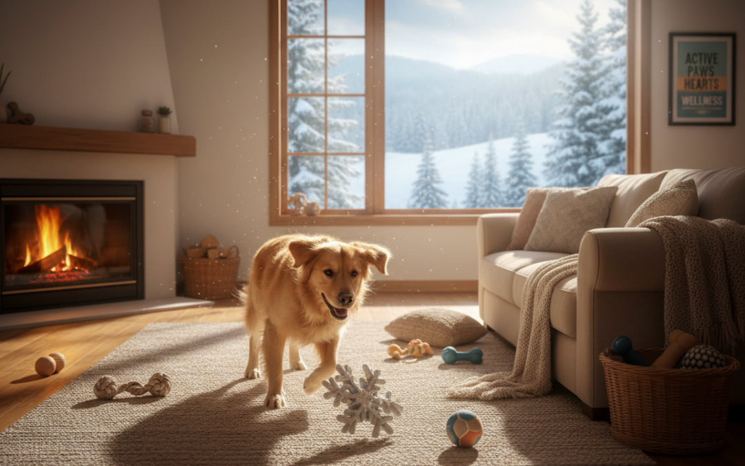 Prevencia obezity u psov chovaných v byte počas zimy