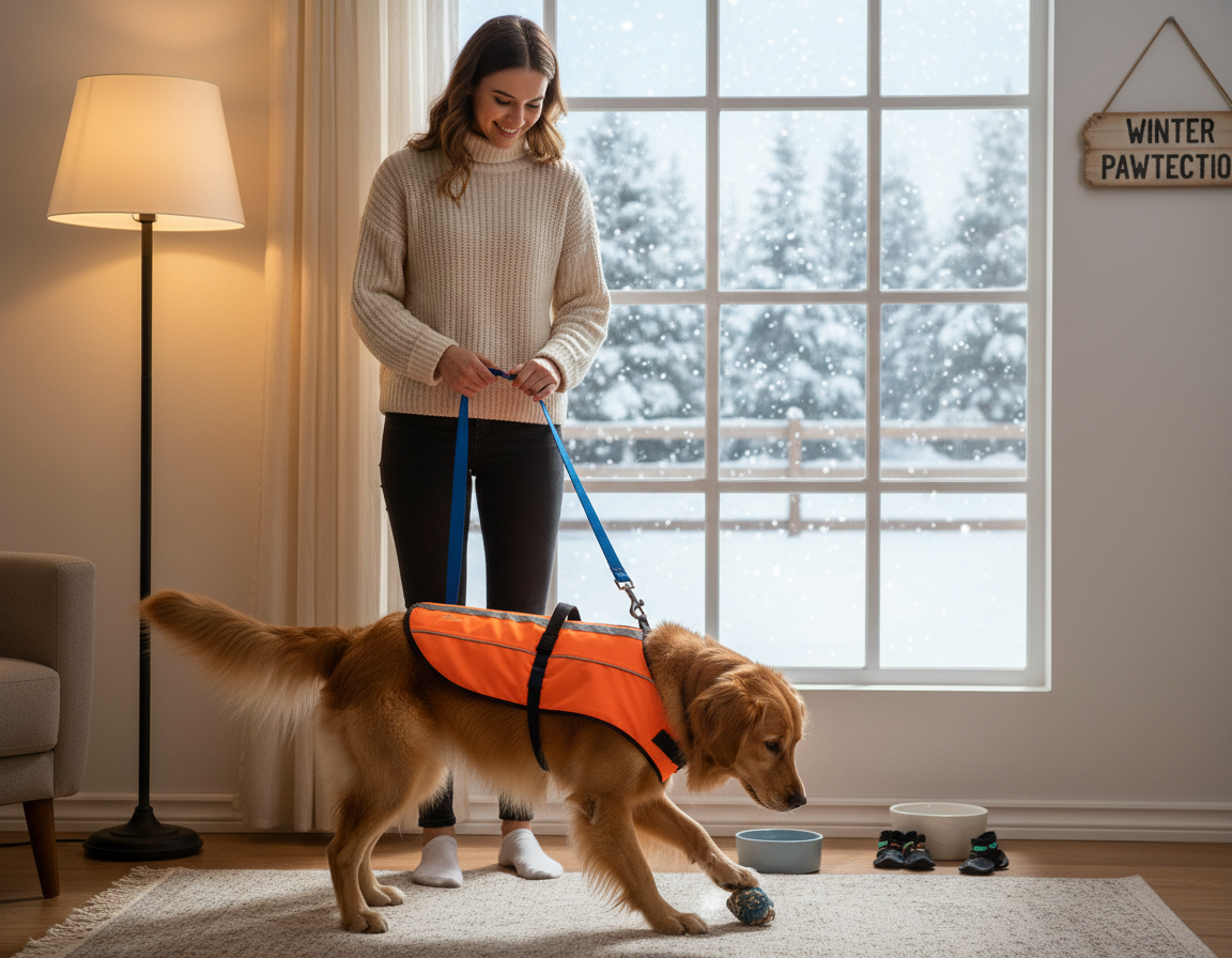 pes zima prevencia zranení