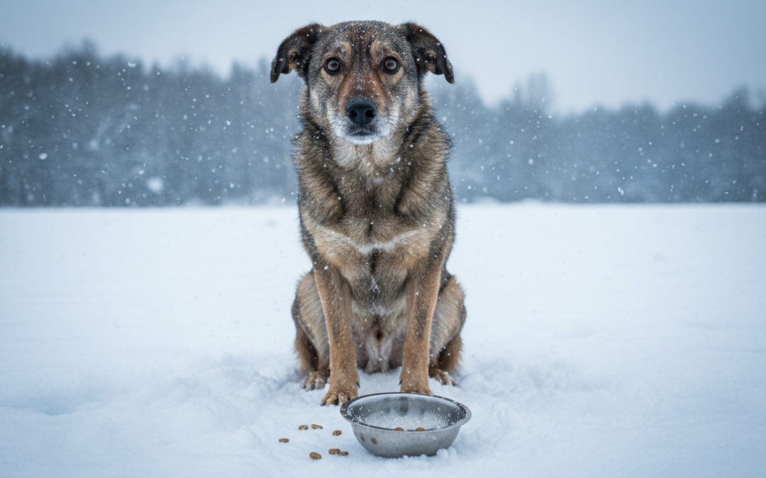 Poruchy príjmu potravy u psov – sú v zime častejšie?