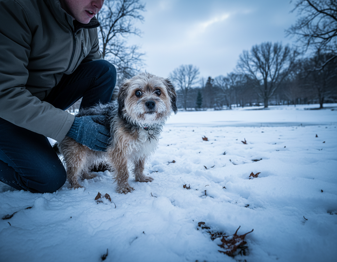 pes-zima-prve-priznaky-omrzlin pes zima prvé príznaky omrzlín
