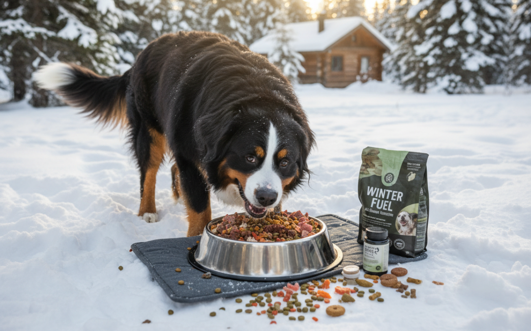 Kedy a ako upraviť kŕmnu dávku psa v zime?