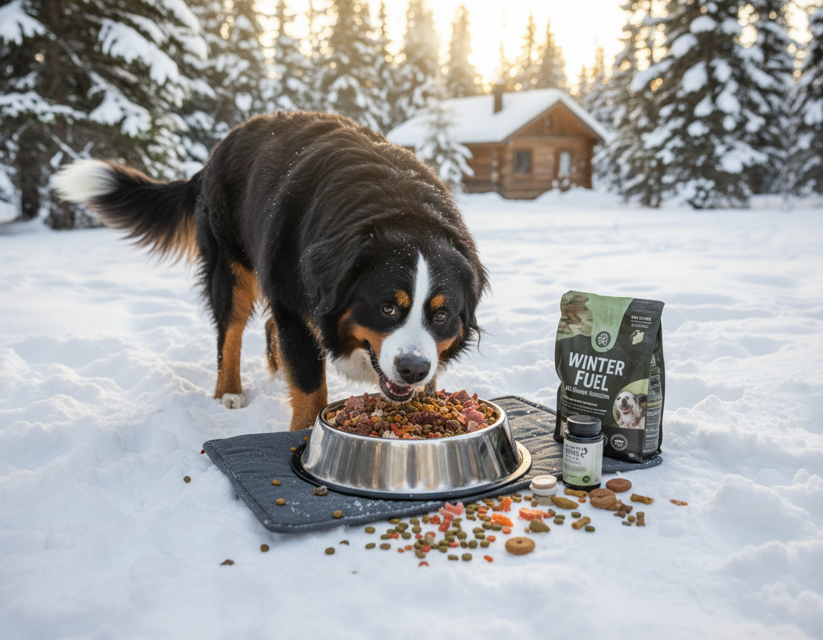 pes zima úprava kŕmnej dávky