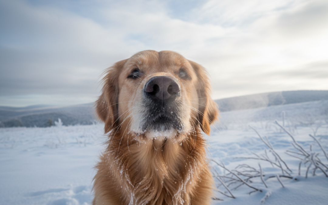 Vdychovanie studeného vzduchu – ako pôsobí na psa v zime?