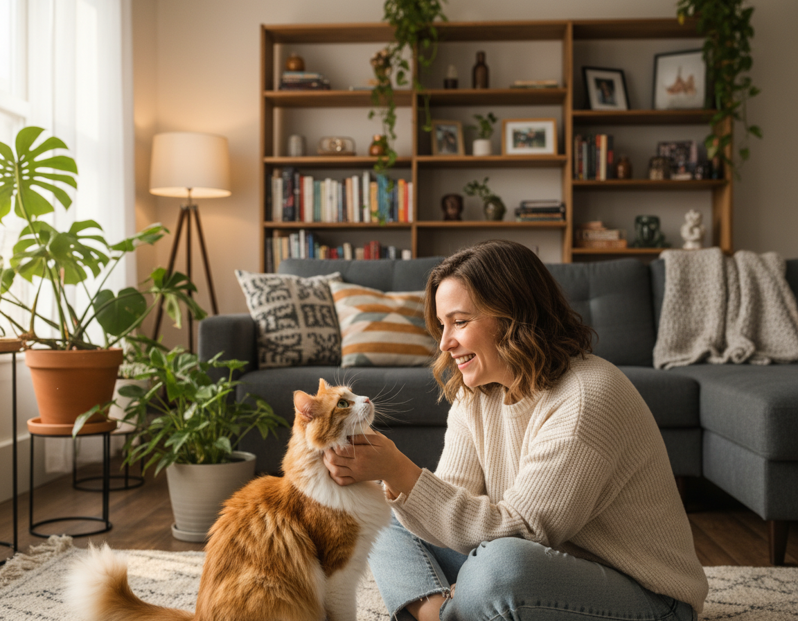 prejavy pozornosti mačky voči majiteľovi