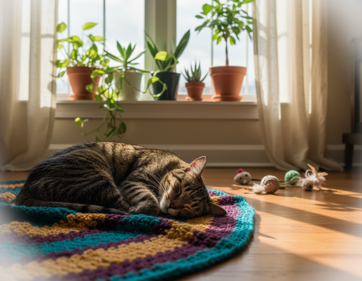 Spánkové návyky mačky – Všetko, čo o tom potrebuješ vedieť!