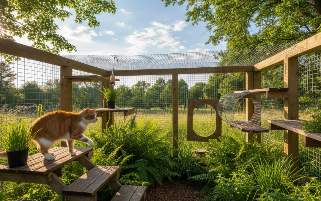 Stavba vonkajšieho výbehu pre mačku – Všetko, čo o tom potrebuješ vedieť!