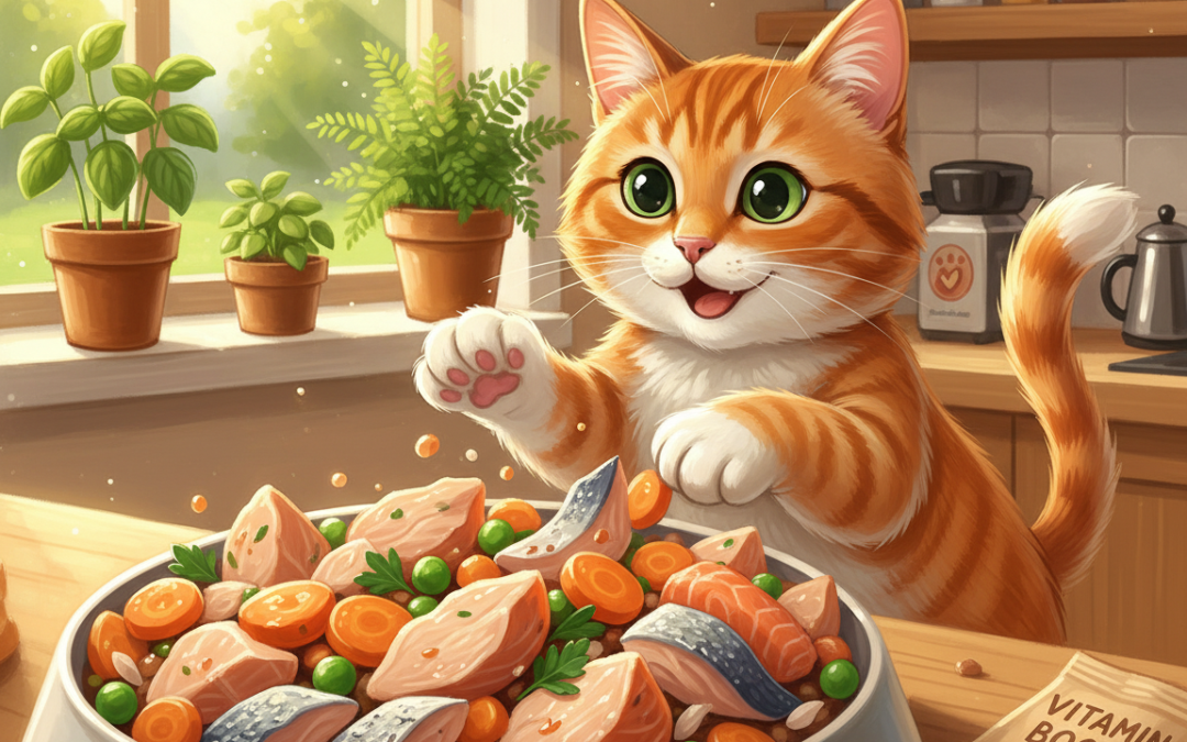 Strava bohatá na vitamíny pre mačky – Všetko, čo o tom potrebuješ vedieť!
