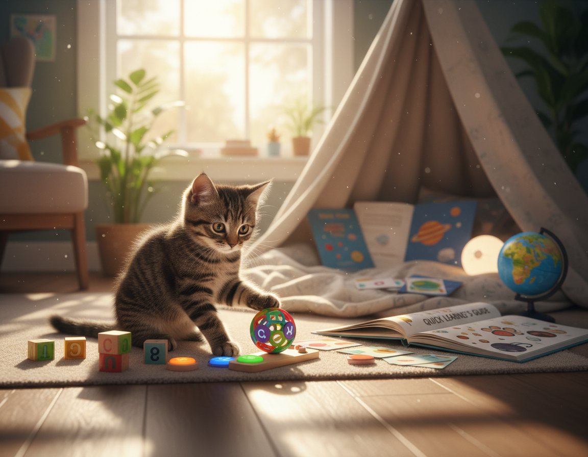 test rýchlosti učenia sa mačky