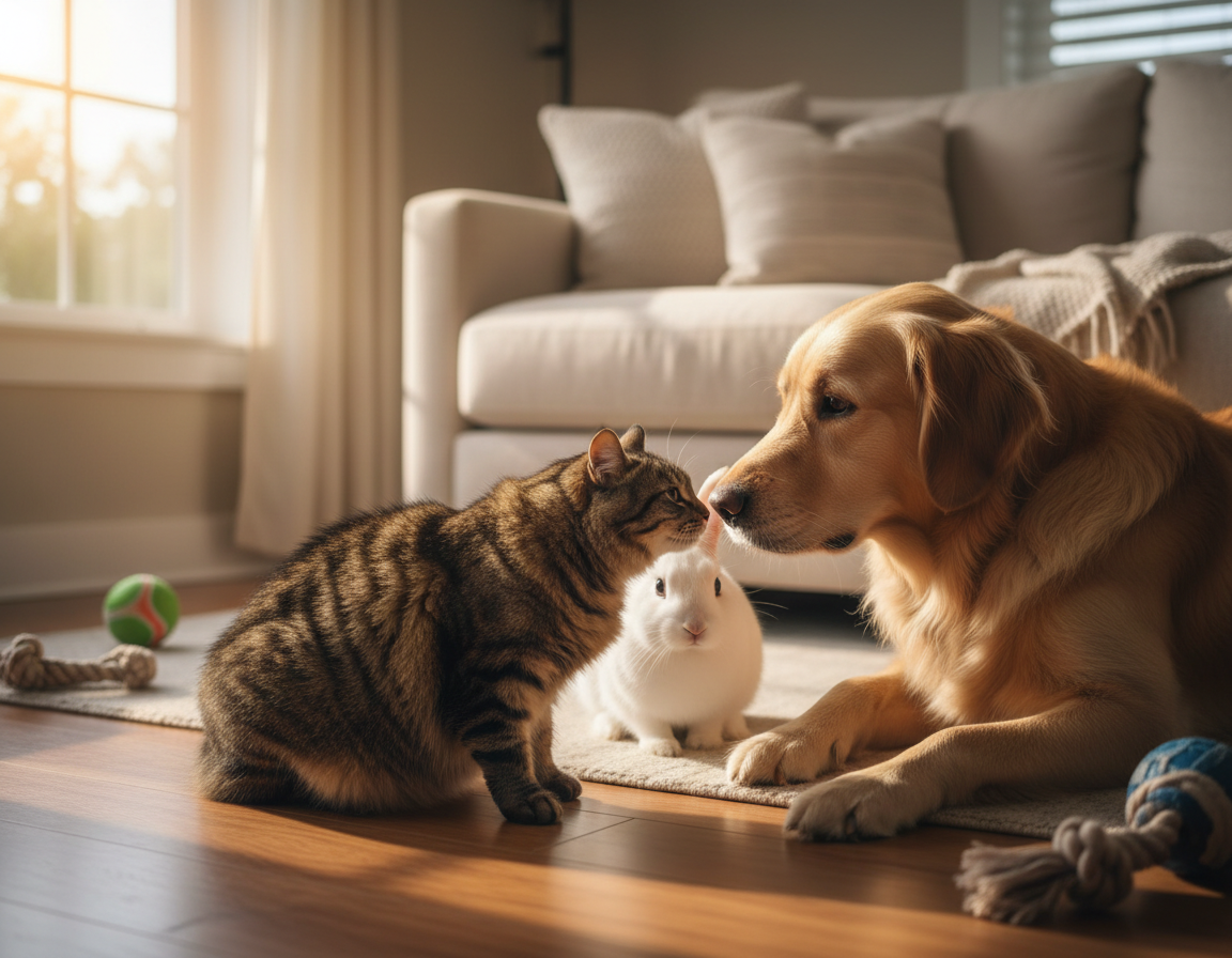 vzťah mačky k iným domácim zvieratám