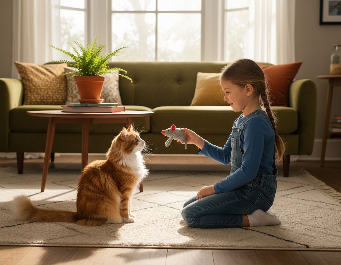 zoznamovanie mačky s novým členom rodiny