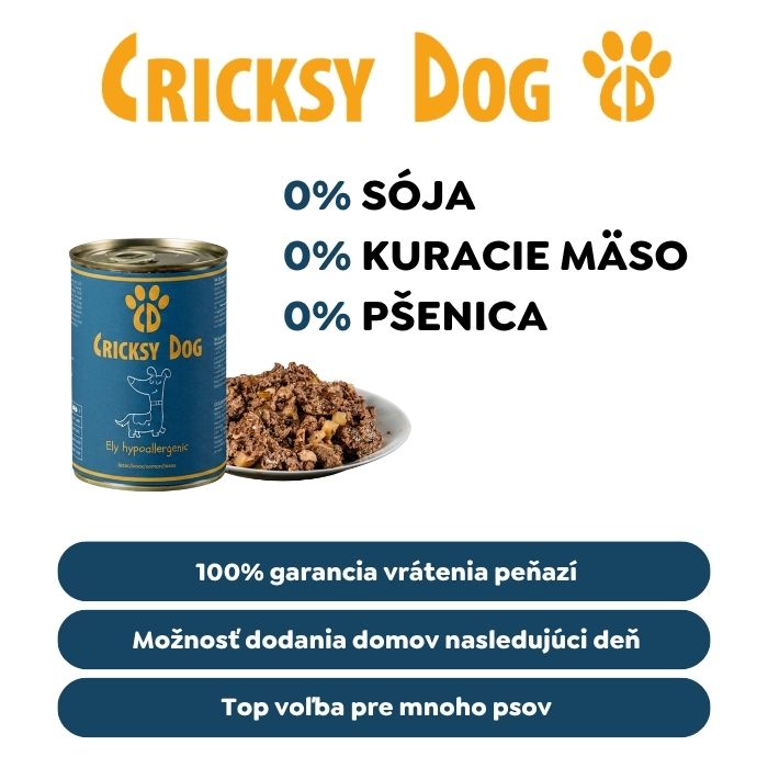 Hypoalergénne mokré krmivo pre psy s lososom Ely (prémiové zloženie bez pšeničného lepku a kuracieho mäsa) – 410 g 5 Hypoalergénne mokré krmivo pre psy s lososom Ely (prémiové zloženie bez pšeničného lepku a kuracieho mäsa) – 410 g – Obrázok 5