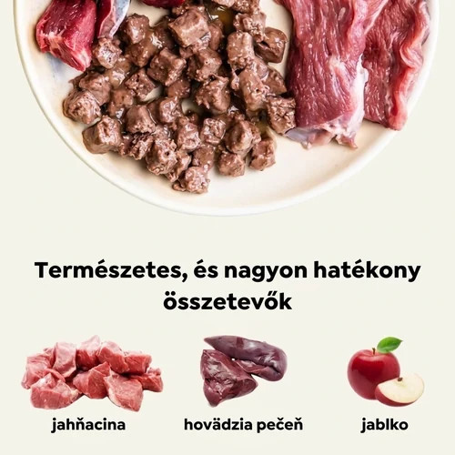 Mokré krmivo pre psy Ely s jahňacím mäsom a hovädzou pečeňou – 415 g 2 Mokré krmivo pre psy Ely s jahňacím mäsom a hovädzou pečeňou – 415 g – Obrázok 2