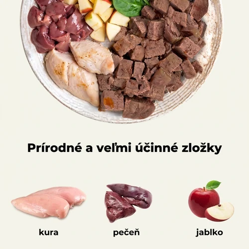 Mokré krmivo pre mačky Bill s kuracím mäsom a pečeňou – 100 g 2 Mokré krmivo pre mačky Bill s kuracím mäsom a pečeňou – 100 g – Obrázok 2